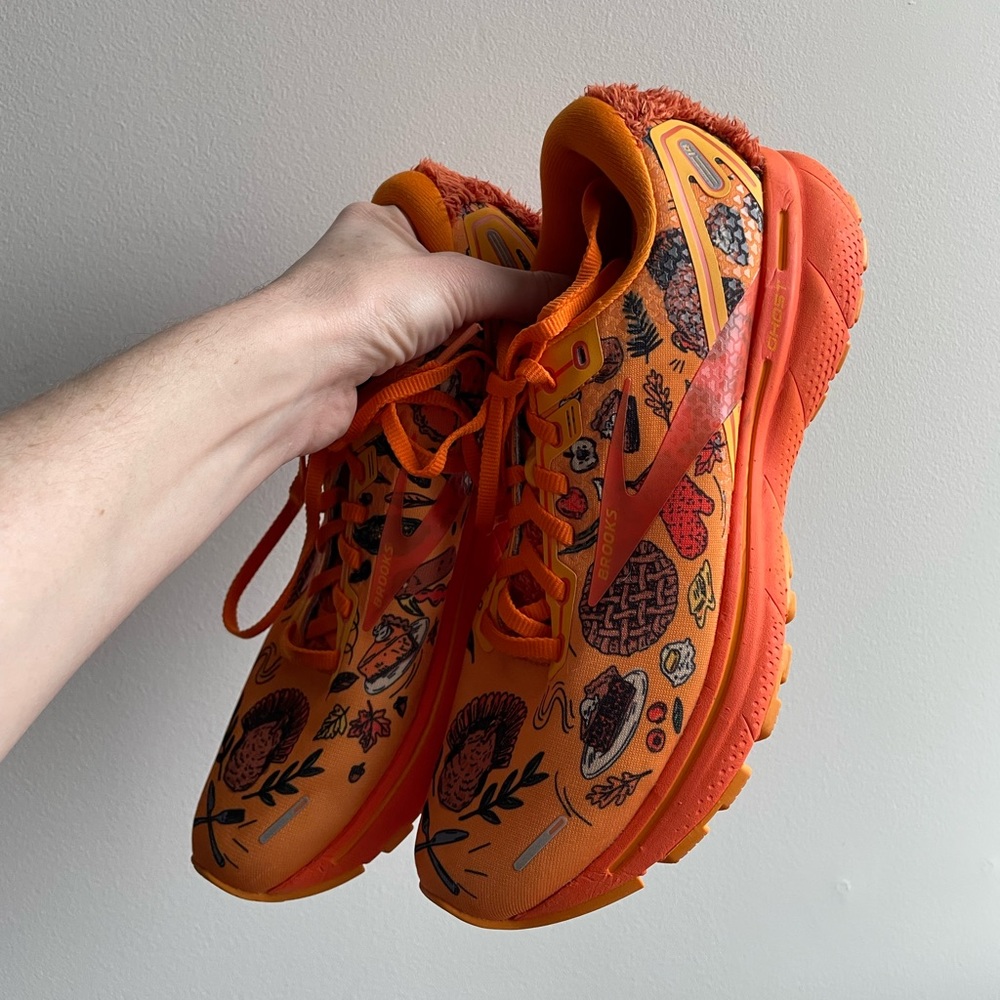 Brooks Women’s Ghost 14 Neutral Running Shoe in Citrus/Orangeade Size 9